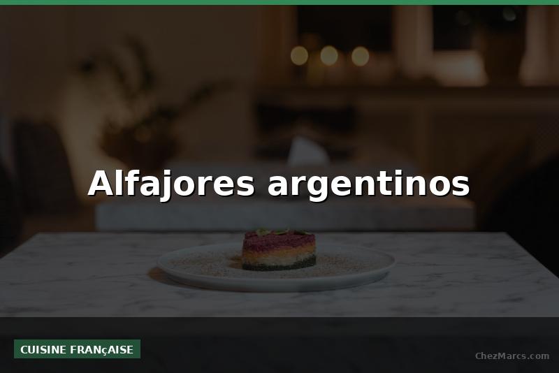 Alfajores argentinos