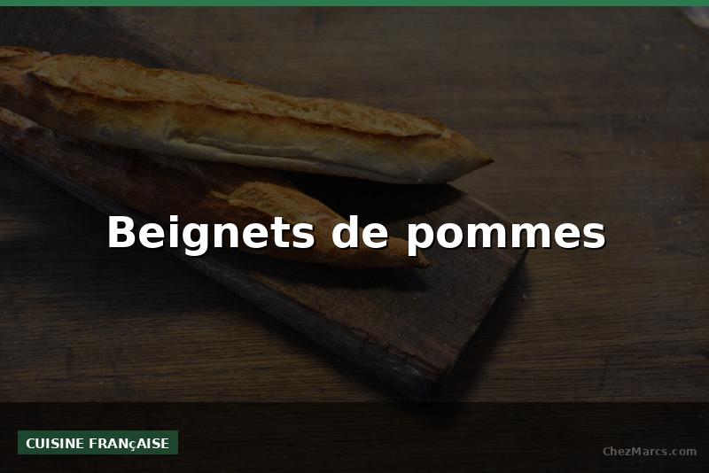 Beignets de pommes