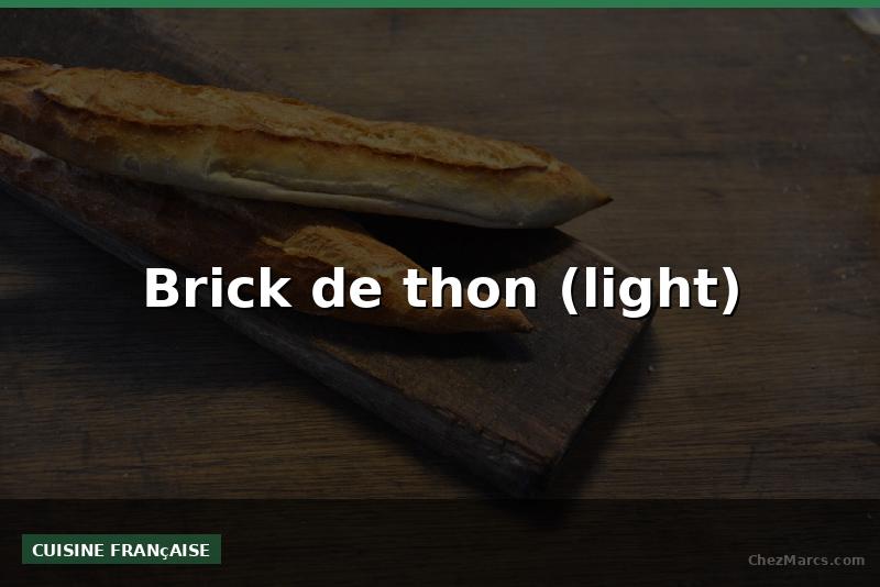 Brick de thon (light)