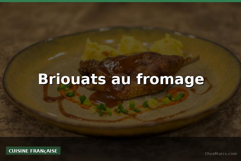 Briouats au fromage