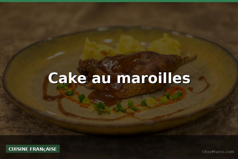 Cake au maroilles