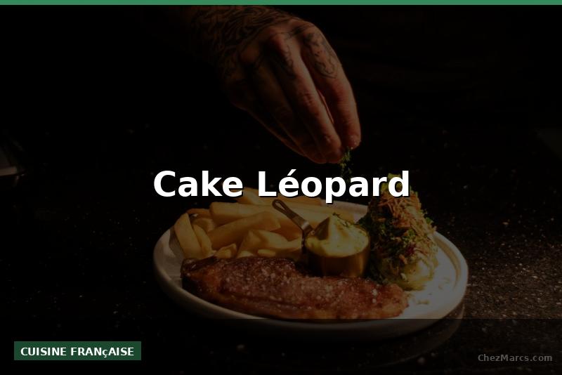 Cake Léopard