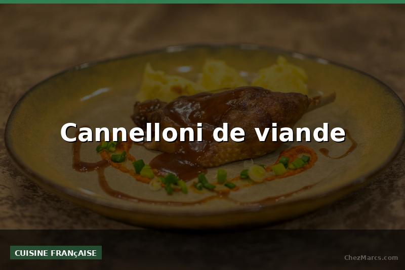Cannelloni de viande