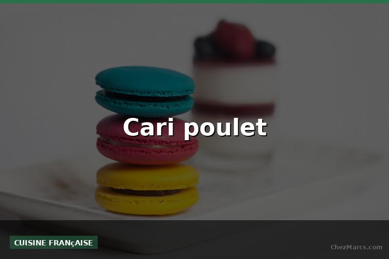 Cari poulet