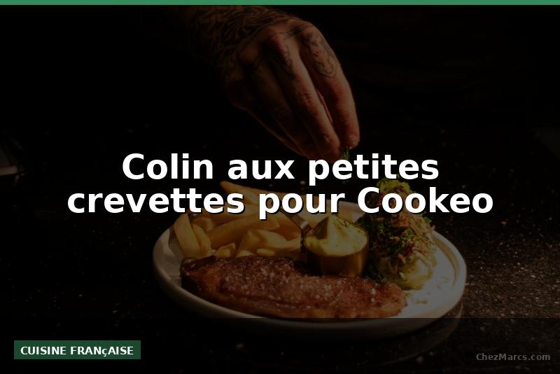 Colin aux petites crevettes pour Cookeo