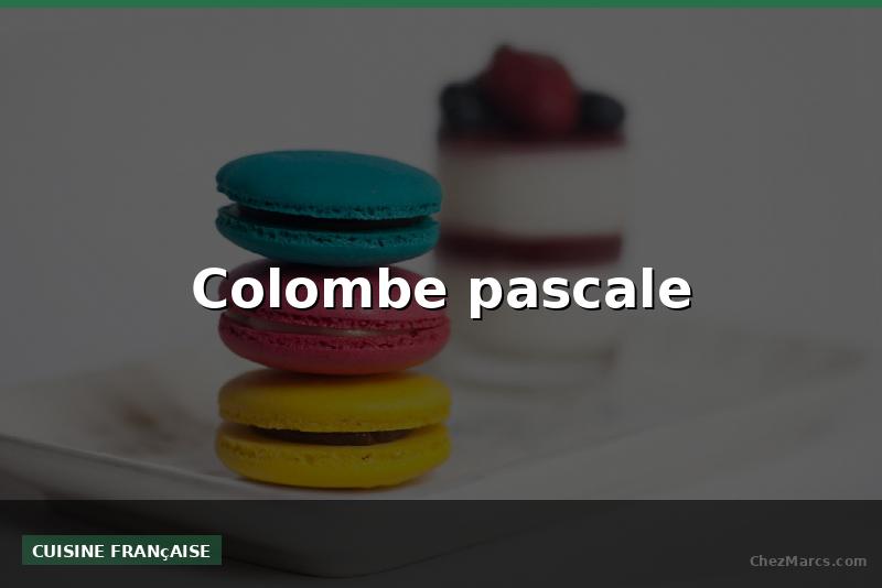 Colombe pascale