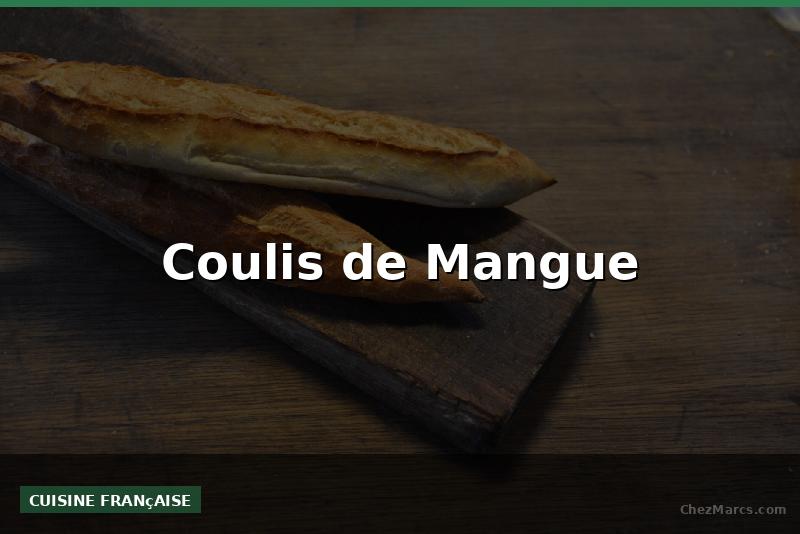Coulis de Mangue
