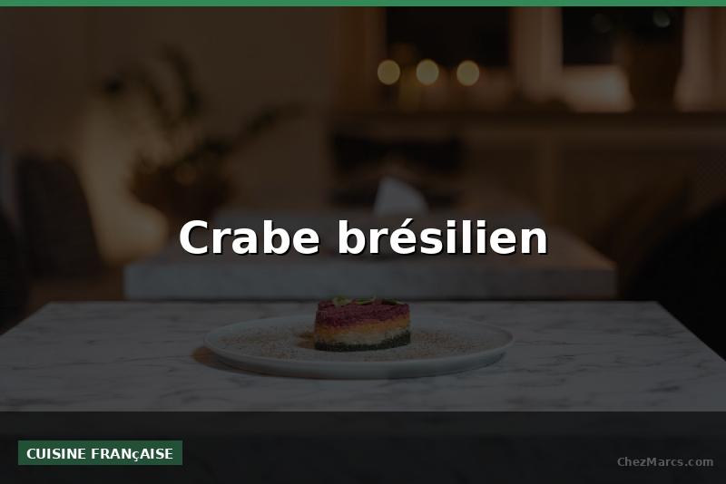 Crabe brésilien