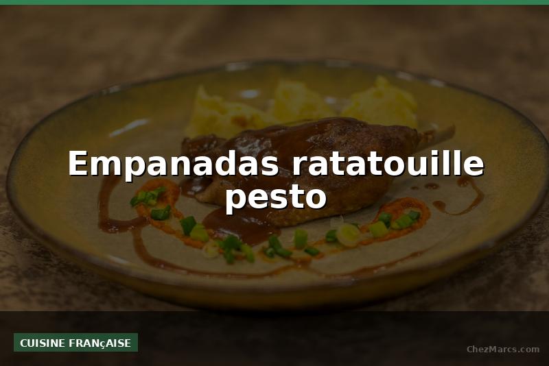 Empanadas ratatouille pesto