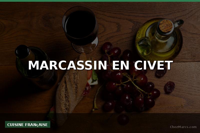 MARCASSIN EN CIVET