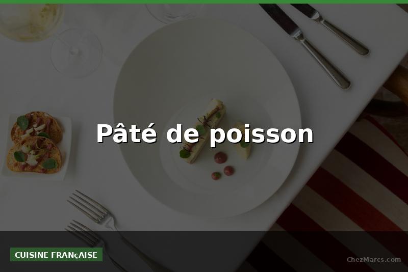 Pâté de poisson