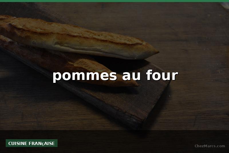 pommes au four