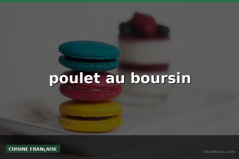 poulet au boursin