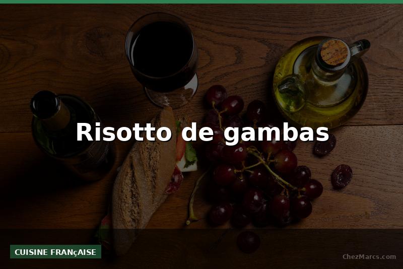 Risotto de gambas