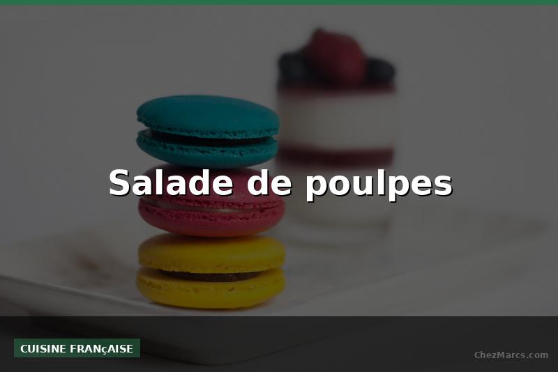 Salade de poulpes