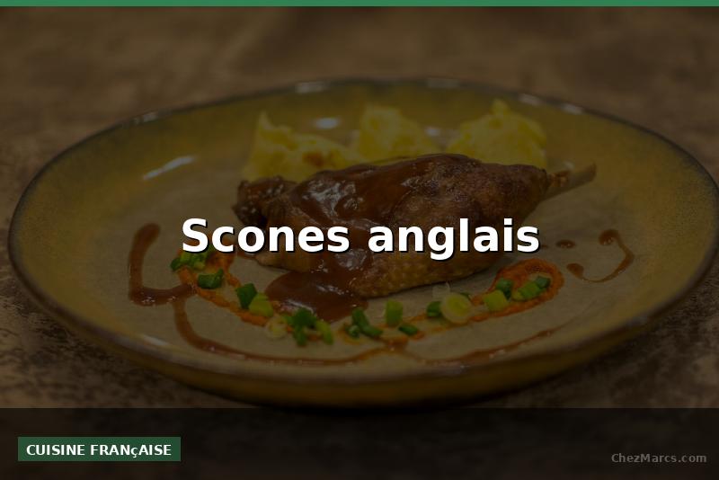Scones anglais
