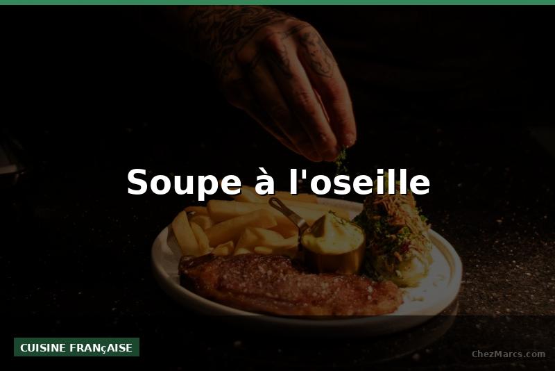 Soupe à l'oseille