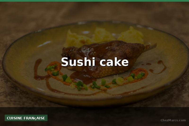 Sushi cake