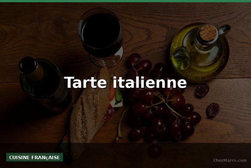 Tarte italienne
