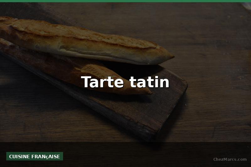 Tarte tatin