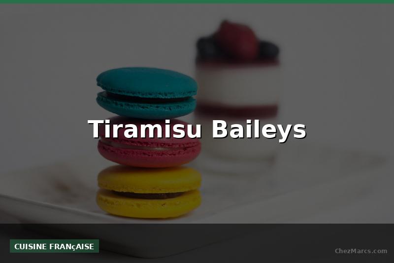 Tiramisu Baileys